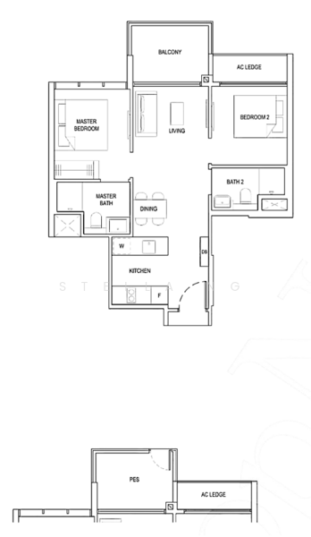 The Florence Residences, 89 Hougang Avenue 2, 2 Bedrooms, 667 sqft, Condominium For Rent, by Stella Ng, 500103797 - PropertyGuru.com.sg