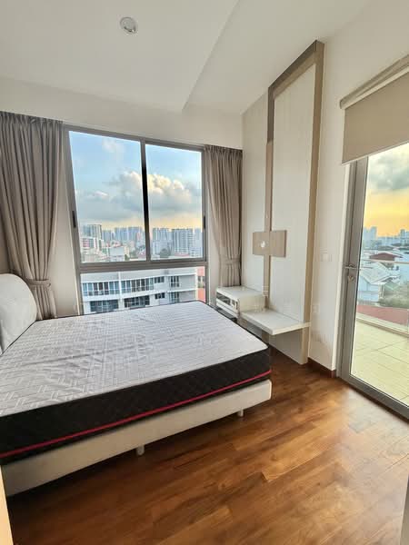 Leicester Suites, 10 Leicester Road, 1 Bedroom, 420 sqft, Condominium For Rent, by Maggie Cheang 郑美琪, 500103847 - Bedroom - PropertyGuru.com.sg