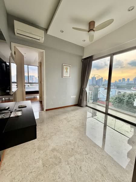 Leicester Suites, 10 Leicester Road, 1 Bedroom, 420 sqft, Condominium For Rent, by Maggie Cheang 郑美琪, 500103847 - Living Room - PropertyGuru.com.sg