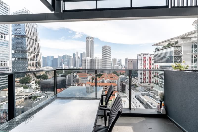 The M, 30 Middle Road, 2 Bedrooms, 592 sqft, Condominium For Sale, by Matthew Lam, 500103902 - Balcony - PropertyGuru.com.sg