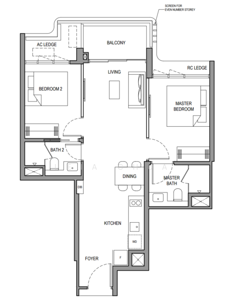 Vela Bay, Bayshore Road, 2 Bedrooms, 678 sqft, Condominium For Sale, by Leia Chua, 500104026 - PropertyGuru.com.sg