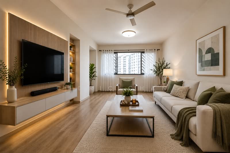 423 Hougang Avenue 6, 423 Hougang Avenue 6, 3 Bedrooms, 1,130 sqft, HDB Flat For Sale, by Cedric Chan, 500104042 - Living Room - PropertyGuru.com.sg