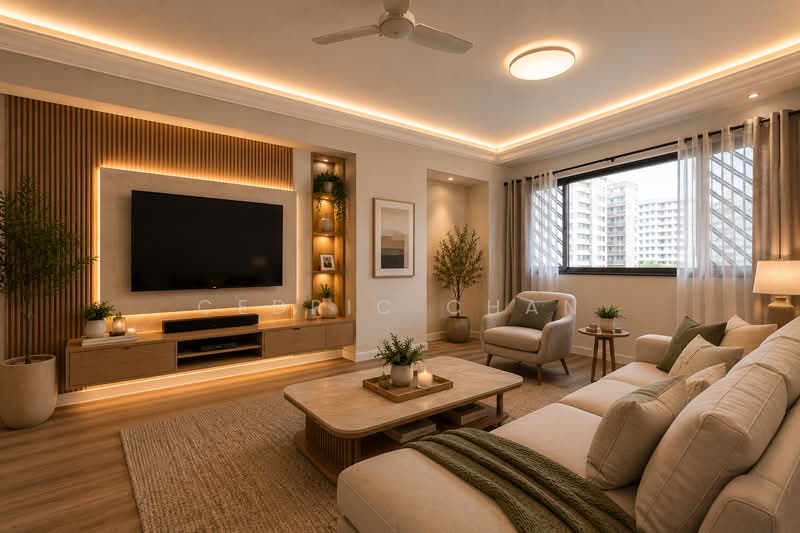 423 Hougang Avenue 6, 423 Hougang Avenue 6, 3 Bedrooms, 1,130 sqft, HDB Flat For Sale, by Cedric Chan, 500104042 - Living Room - PropertyGuru.com.sg