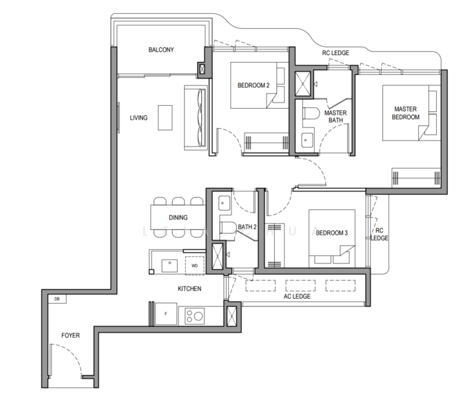 Vela Bay, Bayshore Road, 3 Bedrooms, 883 sqft, Condominium For Sale, by Leia Chua, 500104046 - PropertyGuru.com.sg