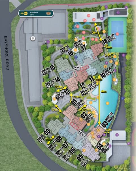 Vela Bay, Bayshore Road, 4 Bedrooms, 1,378 sqft, Condominium For Sale, by Leia Chua, 500104067 - Exterior - PropertyGuru.com.sg