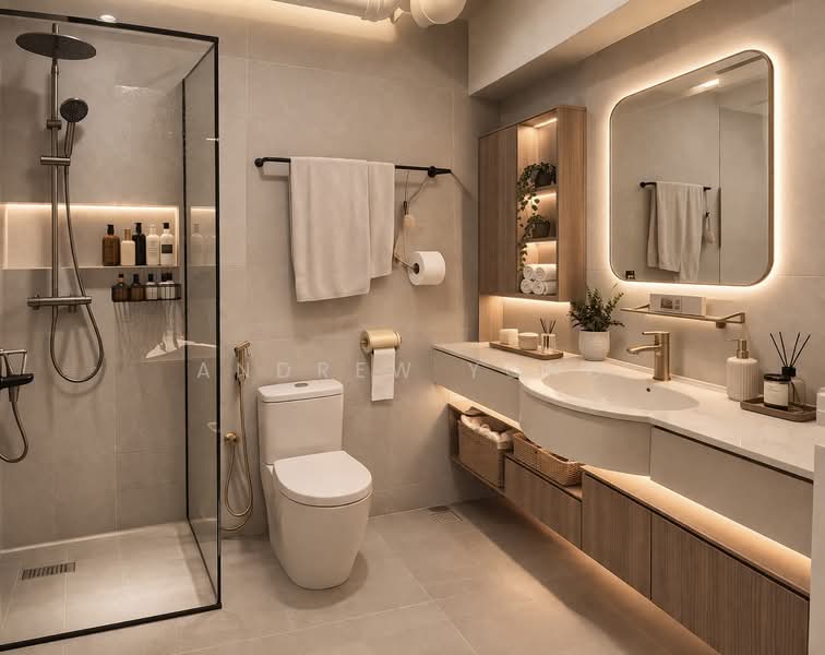 625A Woodlands Drive 52, 625A Woodlands Drive 52, 3 Bedrooms, 1,087 sqft, HDB Flat For Sale, by Andrew Yong, 500104129 - AI Bathroom - PropertyGuru.com.sg