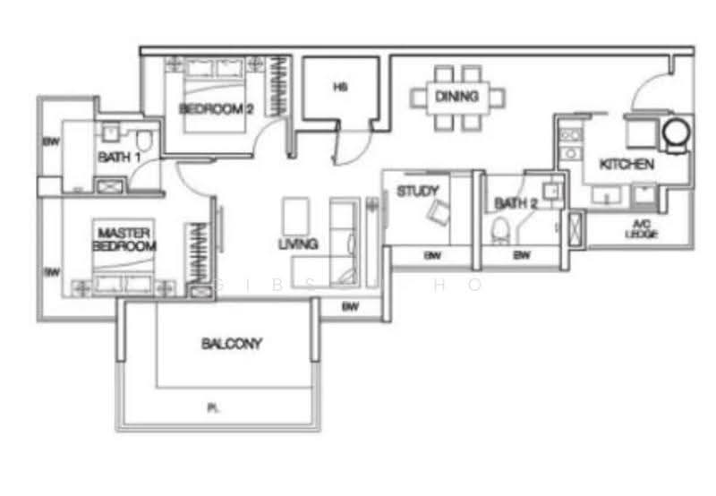 Cityscape at Farrer Park, 101 Mergui Road, Farrer Park / Serangoon Rd, 3 Bedrooms, 1,119 sqft, Condominium For Sale, by Gibson Ho, 500104149 - PropertyGuru.com.sg