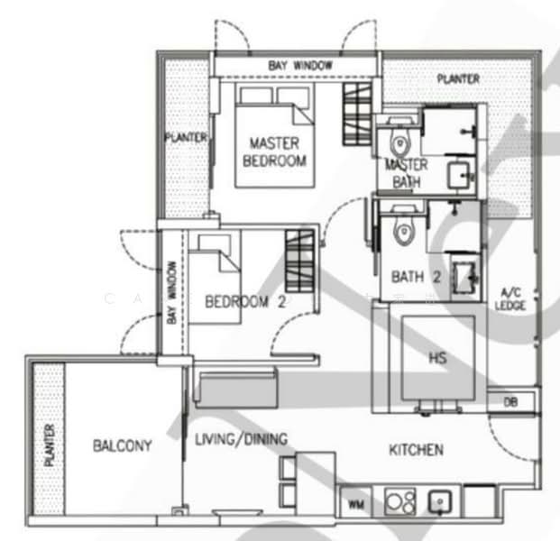 Liberte, 5 Sarkies Road, 2 Bedrooms, 764 sqft, Condominium For Sale, by Casey Koo 古家进, 500104156 - PropertyGuru.com.sg