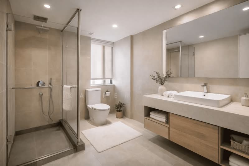 The Clift, 21 McCallum Street, 1 Bedroom, 527 sqft, Apartment For Sale, by Kasper Toh, 500104215 - Bathroom - PropertyGuru.com.sg