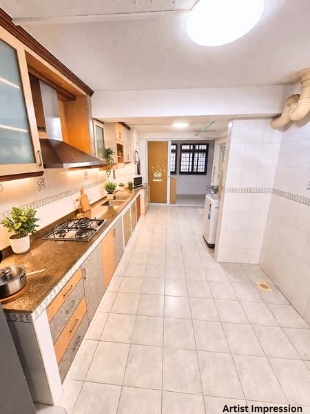 154 Mei Ling Street, 154 Mei Ling Street, 3 Bedrooms, 720 sqft, HDB Flat For Sale, by Adrian Yang, 500104252 - Kitchen - PropertyGuru.com.sg