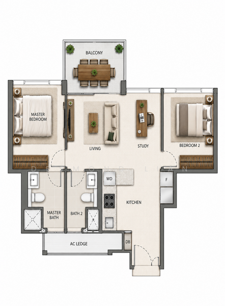 Hyll on Holland, 91 Holland Road, 2 Bedrooms, 700 sqft, Condominium For Sale, by Desmond Lian, 500104283 - PropertyGuru.com.sg