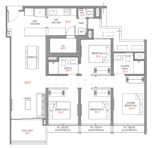 Narra Residences, 50 Dairy Farm Walk, 4 Bedrooms, 1,152 sqft, Condominium For Sale, by Dhaneswery (Dhanes), 500104285 - PropertyGuru.com.sg