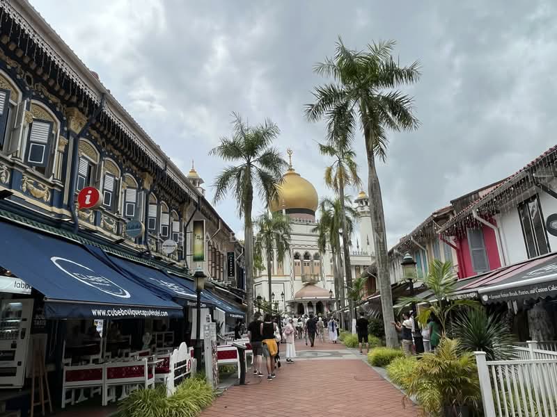 Kampong Glam Shop House, 59 Bussorah Street, 600 sqft, Shop / Shophouse For Rent, by Isabel Tan, 500104294 - Exterior - CommercialGuru.com.sg