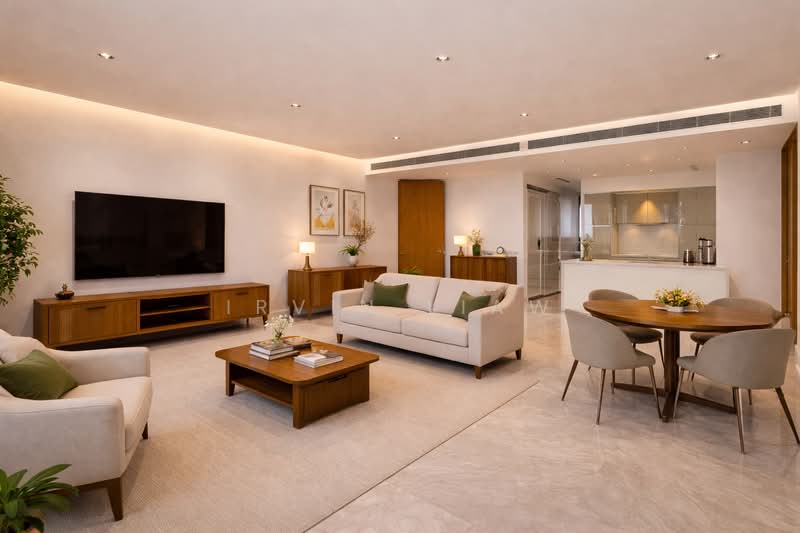 Ardmore II, 2 Ardmore Park, 4 Bedrooms, 2,024 sqft, Condominium For Sale, by Irvin Liaw, 500104310 - Living Room - PropertyGuru.com.sg