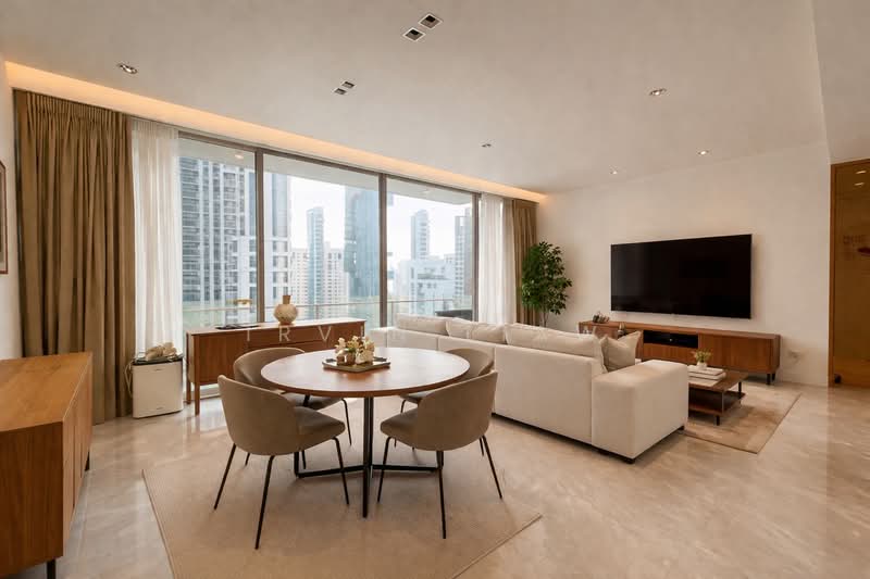 Ardmore II, 2 Ardmore Park, 4 Bedrooms, 2,024 sqft, Condominium For Sale, by Irvin Liaw, 500104310 - Living Room - PropertyGuru.com.sg