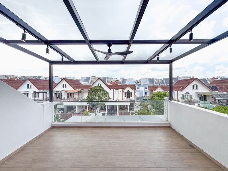 D19, Fully Renovated Corner Terrace, Serangoon Gardens / Parry View / Parry Terrace / Parry Walk / Poh Huat Rd, 5 Bedrooms, 2,538 sqft, Corner Terrace For Sale, by Elonn Seah, 500104371 - Balcony - PropertyGuru.com.sg