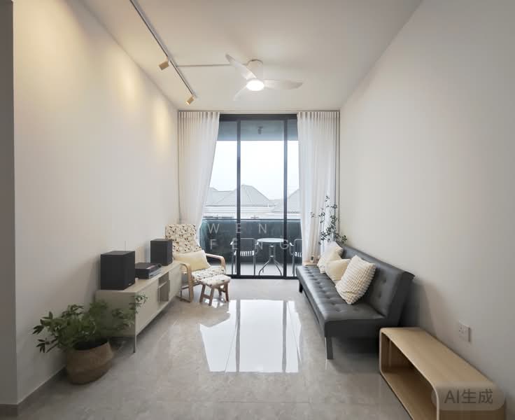 Parc Komo, 967 Upper Changi Road North, 2 Bedrooms, 764 sqft, Condominium For Rent, by Fengwen Kong (Feng), 500104552 - Living Room - PropertyGuru.com.sg