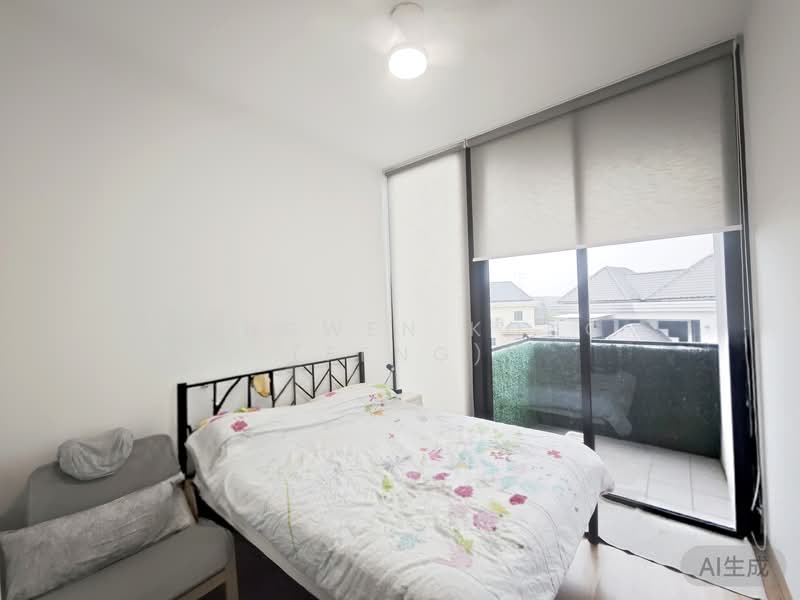 Parc Komo, 967 Upper Changi Road North, 2 Bedrooms, 764 sqft, Condominium For Rent, by Fengwen Kong (Feng), 500104552 - Master Bedroom with Balcony - PropertyGuru.com.sg