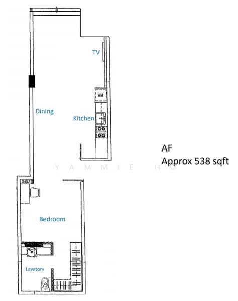 High Street Centre, 1 North Bridge Road, 1 Bedroom, 538 sqft, Apartment For Rent, by Yammie Ho, 500104581 - PropertyGuru.com.sg