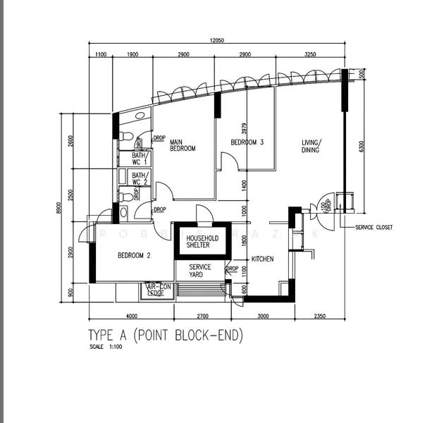 266B Compassvale Bow, 266B Compassvale Bow, 3 Bedrooms, 990 sqft, HDB Flat For Sale, by Robbie Razak, 500104587 - PropertyGuru.com.sg