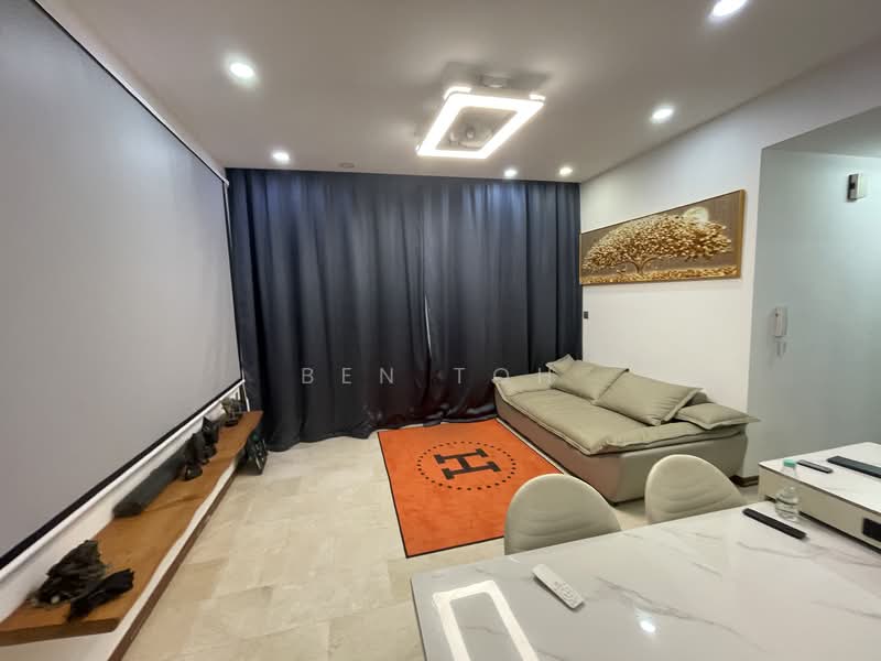 Urban Residences, 10 Lorong Ah Soo, 2 Bedrooms, 829 sqft, Condominium For Rent, by Ben Toh, 500104630 - Living Room - PropertyGuru.com.sg