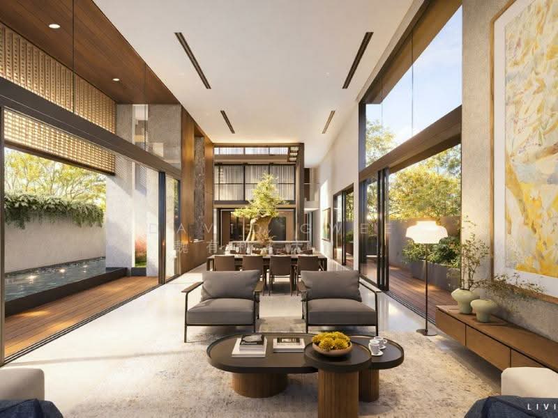 ⭐️ 5 Storey Detached Park 10 Car 6 Ensuite & Gym & Entertainment Call Davidgwee 81394988 Now!, 1Km MGS 1Km KAP Mrt, 6 Bedrooms, 9,373 sqft, Detached House For Sale, by David Gwee 魏有利(大胃）, 500104658 - Living Room - PropertyGuru.com.sg