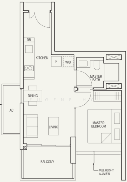 The Avenir, 8 River Valley Close, 1 Bedroom, 527 sqft, Condominium For Sale, by Eugene Ho, 500104702 - PropertyGuru.com.sg