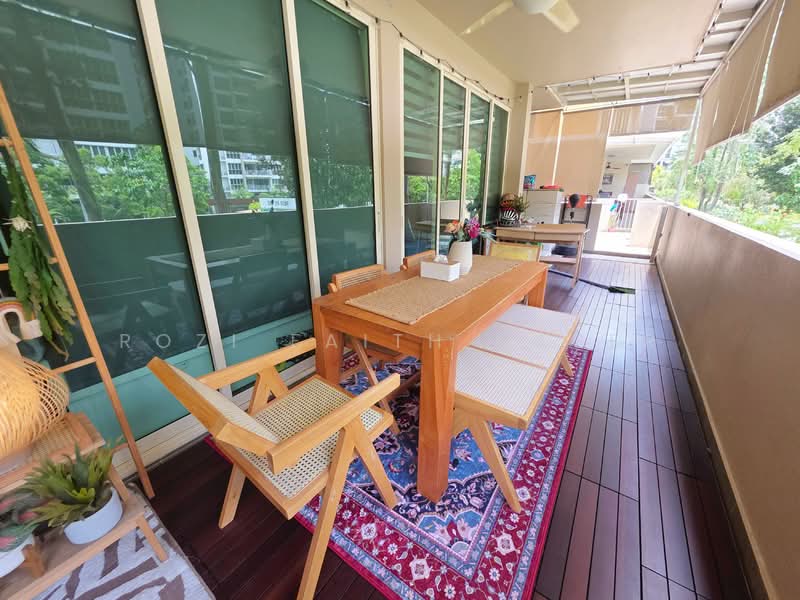 Watercolours, 25 Pasir Ris Link, 3 Bedrooms, 1,205 sqft, Executive Condominium For Sale, by Rozi Faith Naser, 500104772 - Balcony - PropertyGuru.com.sg