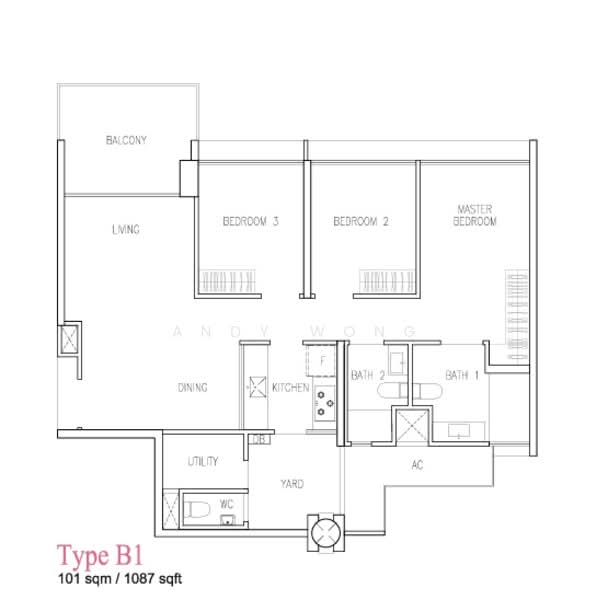 Wandervale, 353 Choa Chu Kang Avenue 3, 3 Bedrooms, 1,087 sqft, Executive Condominium For Sale, by Andy Wong, 500104799 - PropertyGuru.com.sg