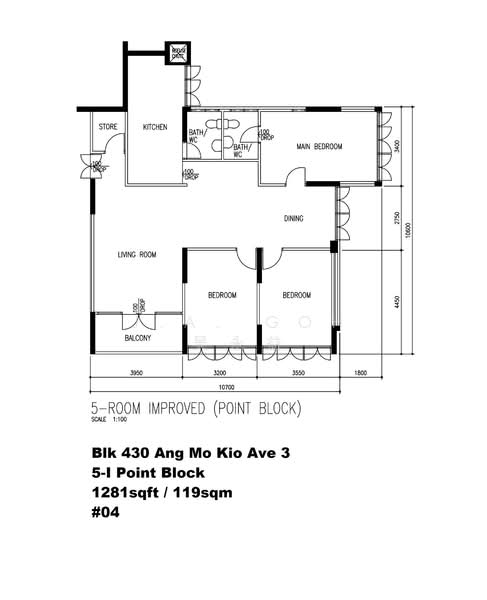 430 Ang Mo Kio Avenue 3, 430 Ang Mo Kio Avenue 3, 3 Bedrooms, 1,281 sqft, HDB Flat For Sale, by J.A. Goh 吴永益, 500104876 - PropertyGuru.com.sg