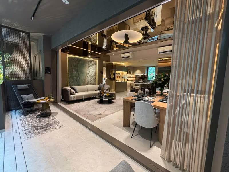 River Modern, River Galley Green, 3 Bedrooms, 904 sqft, Condominium For Sale, by Eunice Chong, 500104954 - Living Room - PropertyGuru.com.sg