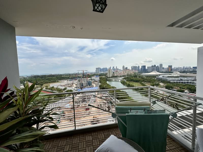 Riveredge, 21 Sampan Place, 2 Bedrooms, 1,054 sqft, Condominium For Sale, by Gina Chan, 500104966 - Balcony - PropertyGuru.com.sg