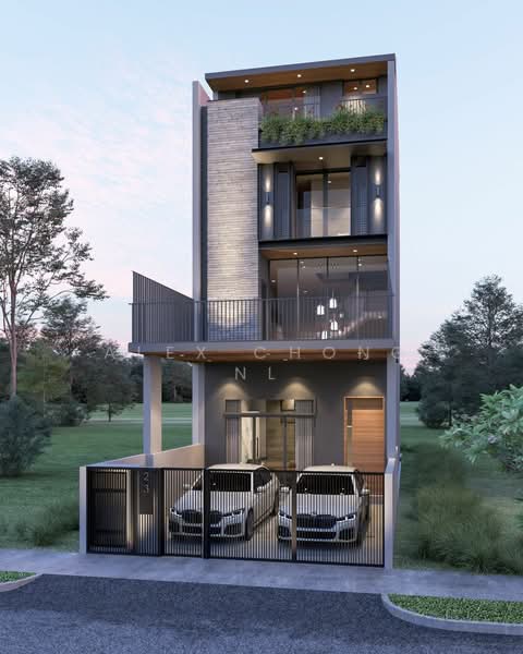 Brand new Inter-Terrace in Sembawang, , 5 Bedrooms, 4,834 sqft, Terraced House For Sale, by Alex Chong NL, 500104991 - Exterior - PropertyGuru.com.sg