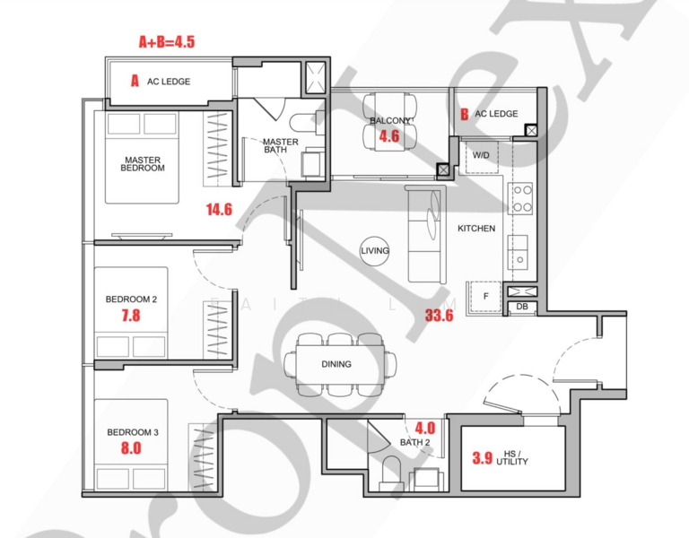 K Suites, 21 Lorong K Telok Kurau, 3 Bedrooms, 872 sqft, Apartment For Sale, by Faith Lim, 500104996 - PropertyGuru.com.sg