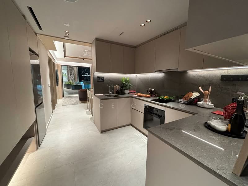 River Modern, River Galley Green, 2 Bedrooms, 538 sqft, Condominium For Sale, by Eunice Chong, 500104999 - Kitchen - PropertyGuru.com.sg