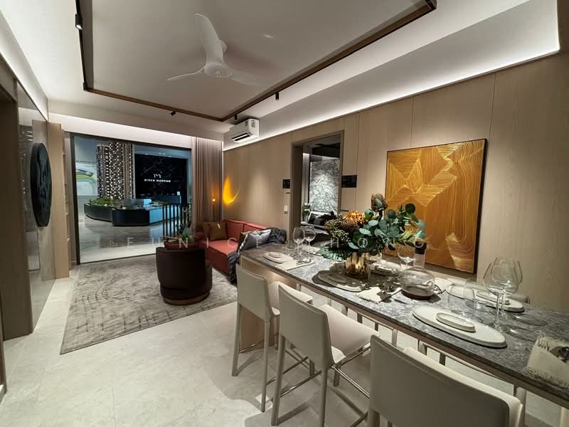 River Modern, River Galley Green, 2 Bedrooms, 538 sqft, Condominium For Sale, by Eunice Chong, 500104999 - Living Room - PropertyGuru.com.sg