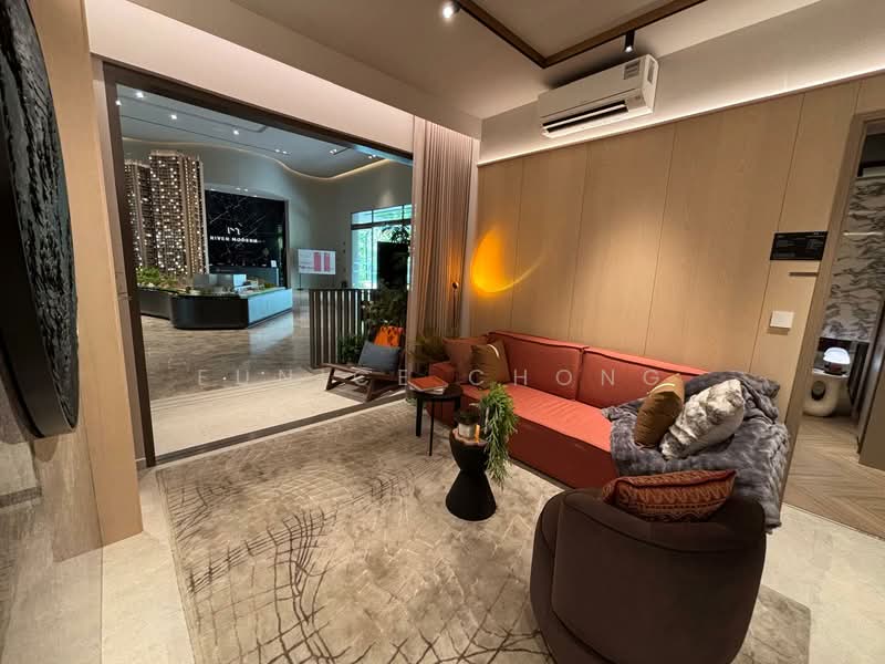 River Modern, River Galley Green, 2 Bedrooms, 538 sqft, Condominium For Sale, by Eunice Chong, 500104999 - Living Room - PropertyGuru.com.sg