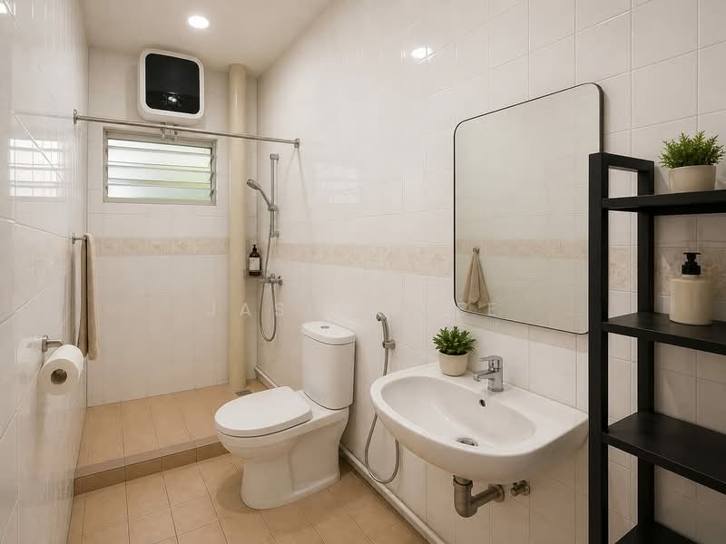 360 Woodlands Avenue 5, 360 Woodlands Avenue 5, 4 Bedrooms, 1,614 sqft, HDB Flat For Sale, by Jaslin Lee, 500105083 - Bathroom - PropertyGuru.com.sg