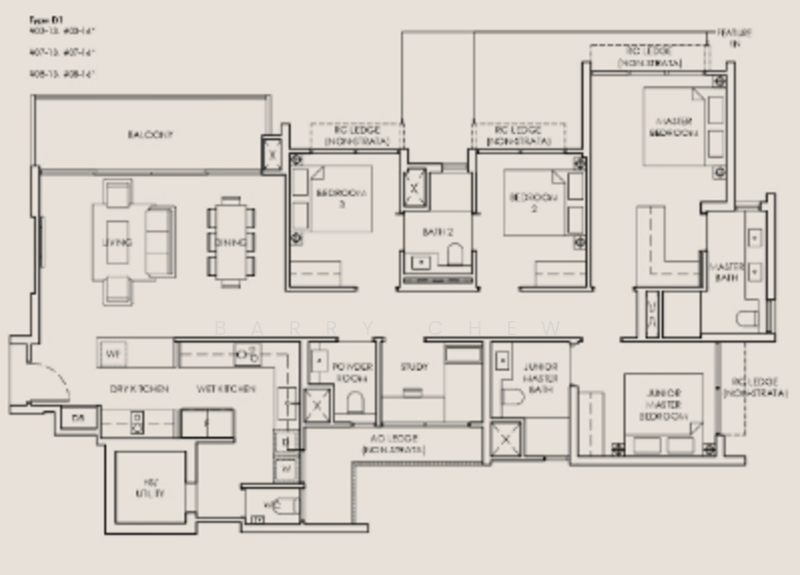 The Sen, De Souza Avenue, 4 Bedrooms, 1,259 sqft, Condominium For Sale, by Barry Chew, 500105215 - PropertyGuru.com.sg