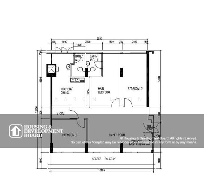 136 Serangoon North Avenue 2, 136 Serangoon North Avenue 2, Hougang / Punggol / Sengkang, 3 Bedrooms, 1,108 sqft, HDB Flat For Sale, by Aaron Loon, 500105294 - PropertyGuru.com.sg