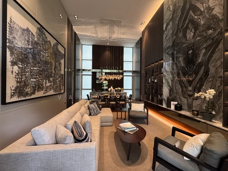 The Oliv @ Balmoral, 11C Balmoral Road, 4 Bedrooms, 3,337 sqft, Apartment For Rent, by Vanessa Lim, 500105445 - Living Room - PropertyGuru.com.sg