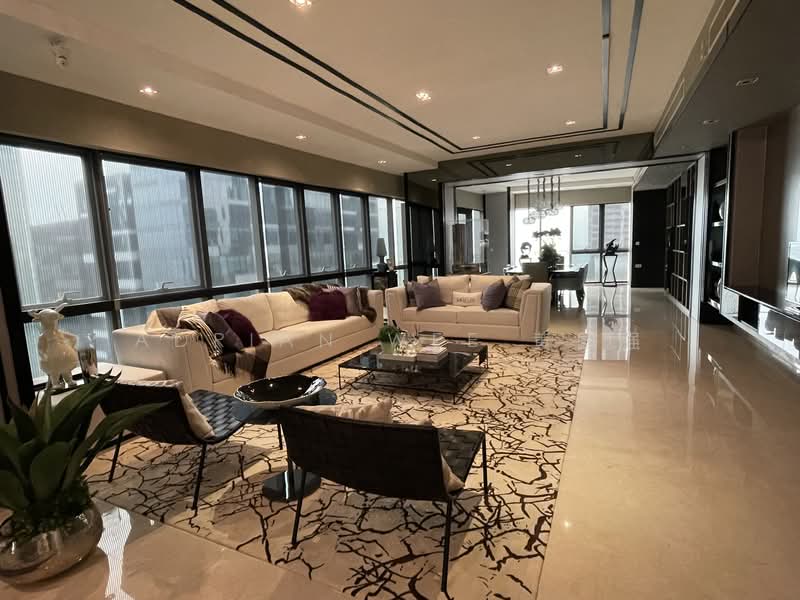 One Shenton, 1 Shenton Way, 4 Bedrooms, 6,674 sqft, Condominium For Sale, by Adrian Wee 黄國强, 500105491 - Living Room - PropertyGuru.com.sg