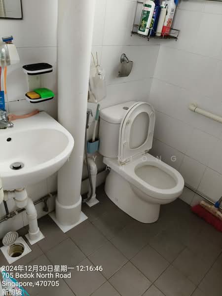 705 Bedok North Road, 705 Bedok North Road, Room Rental, 150 sqft, HDB Flat For Rent, by Betty Xiong Yan, 500105493 - Bathroom - PropertyGuru.com.sg