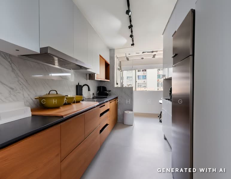 123 Bishan Street 12, 123 Bishan Street 12, 3 Bedrooms, 904 sqft, HDB Flat For Sale, by CHRISTOPHER NG, 500105520 - Kitchen - PropertyGuru.com.sg