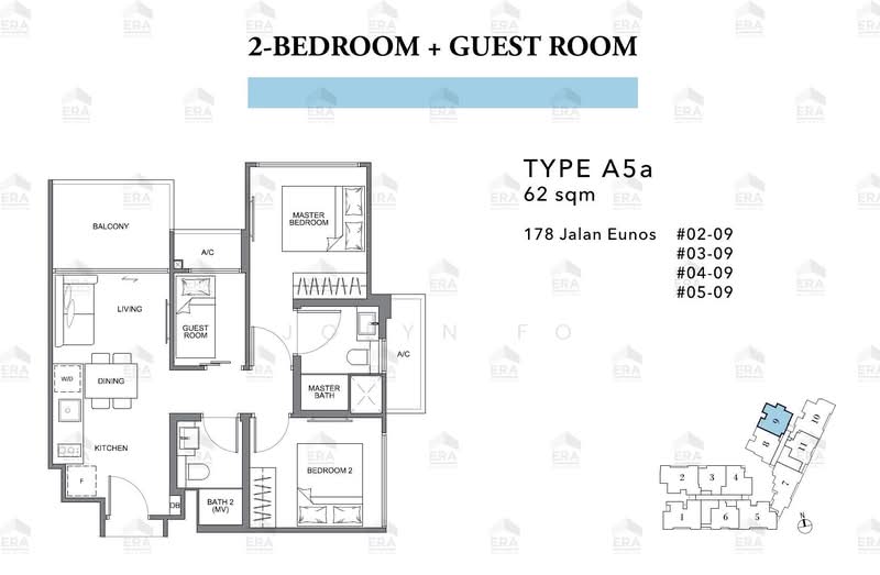 The Navian, Jalan Eunos, 2 Bedrooms, 667 sqft, Condominium For Sale, by Jolyn Fo, 500105555 - Balcony - PropertyGuru.com.sg