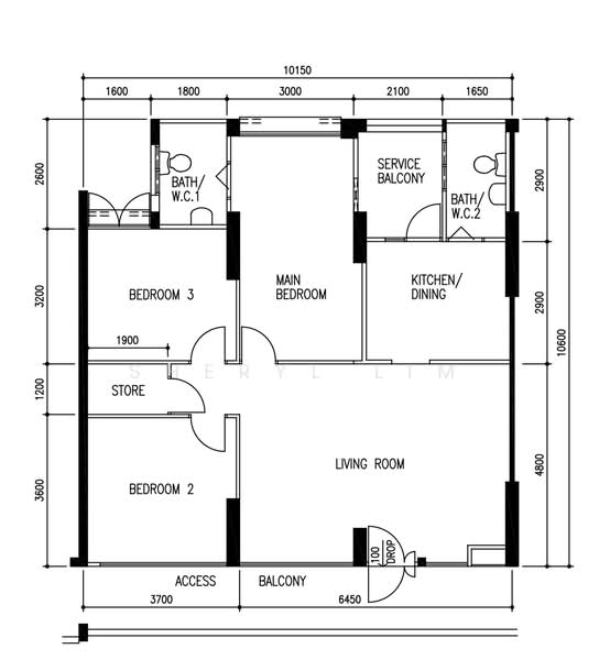 516 Jelapang Road, 516 Jelapang Road, 3 Bedrooms, 1,098 sqft, HDB Flat For Sale, by Sheryl Lim, 500105578 - PropertyGuru.com.sg