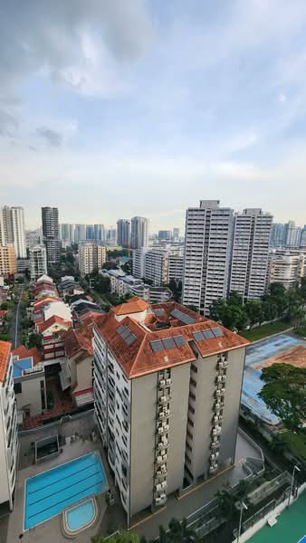 Beacon Heights, 8 Mar Thoma Road, 3 Bedrooms, 1,109 sqft, Condominium For Sale, by Evelyn Yeo, 500105579 - Etxterior view from Balcony  - PropertyGuru.com.sg