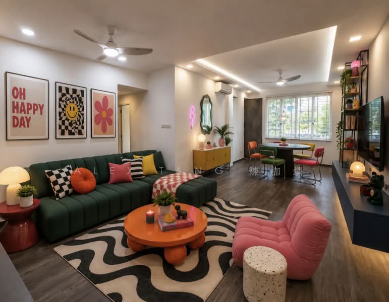 Seletar Springs Condominium, 110 Gerald Drive, 3 Bedrooms, 1,335 sqft, Condominium For Sale, by Alex Tang 陳拁燐, 500105587 - Living Room - PropertyGuru.com.sg