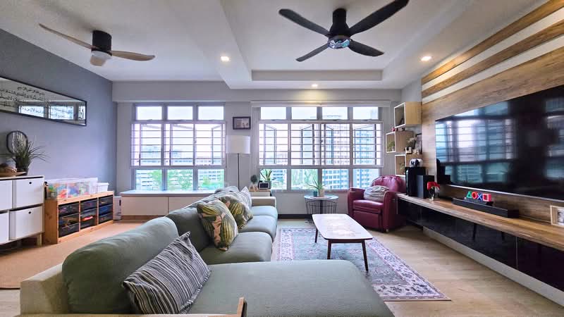 443C Fajar Road, 443C Fajar Road, 3 Bedrooms, 1,216 sqft, HDB Flat For Sale, by Farah Ali, 500105731 - Living Room - PropertyGuru.com.sg