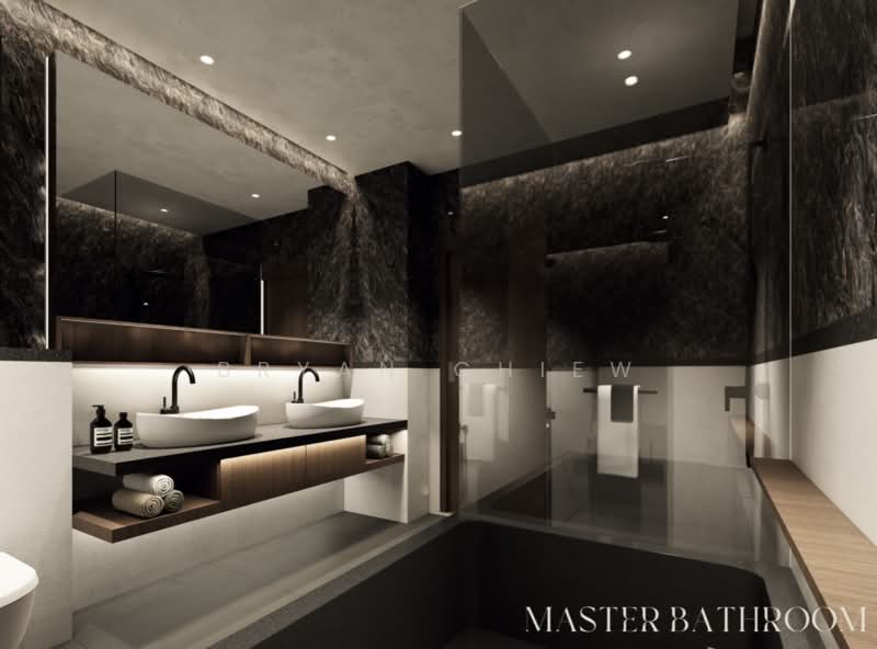 Brand New 2.5 Storey Semi-D With Pool & Lift, Namly Rise / Sixth Avenue / Namly Avenue, 6 Bedrooms, 4,377 sqft, Semi-Detached House For Sale, by Bryan Chiew, 500105763 - Bathroom - PropertyGuru.com.sg